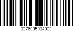 Código de barras (EAN, GTIN, SKU, ISBN): '3276005094833'