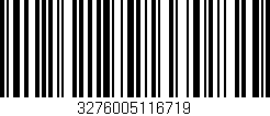 Código de barras (EAN, GTIN, SKU, ISBN): '3276005116719'