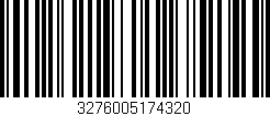 Código de barras (EAN, GTIN, SKU, ISBN): '3276005174320'