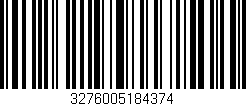 Código de barras (EAN, GTIN, SKU, ISBN): '3276005184374'