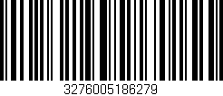Código de barras (EAN, GTIN, SKU, ISBN): '3276005186279'