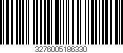 Código de barras (EAN, GTIN, SKU, ISBN): '3276005186330'