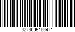 Código de barras (EAN, GTIN, SKU, ISBN): '3276005188471'
