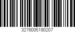 Código de barras (EAN, GTIN, SKU, ISBN): '3276005190207'