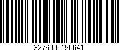 Código de barras (EAN, GTIN, SKU, ISBN): '3276005190641'