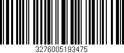 Código de barras (EAN, GTIN, SKU, ISBN): '3276005193475'
