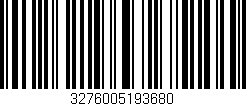 Código de barras (EAN, GTIN, SKU, ISBN): '3276005193680'