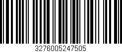 Código de barras (EAN, GTIN, SKU, ISBN): '3276005247505'