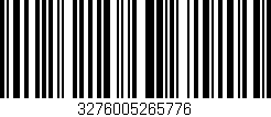 Código de barras (EAN, GTIN, SKU, ISBN): '3276005265776'