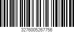 Código de barras (EAN, GTIN, SKU, ISBN): '3276005267756'