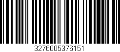 Código de barras (EAN, GTIN, SKU, ISBN): '3276005376151'