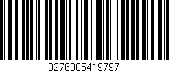 Código de barras (EAN, GTIN, SKU, ISBN): '3276005419797'