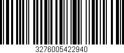 Código de barras (EAN, GTIN, SKU, ISBN): '3276005422940'