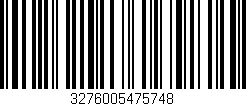 Código de barras (EAN, GTIN, SKU, ISBN): '3276005475748'