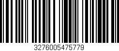 Código de barras (EAN, GTIN, SKU, ISBN): '3276005475779'