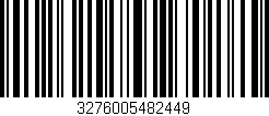 Código de barras (EAN, GTIN, SKU, ISBN): '3276005482449'
