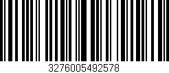 Código de barras (EAN, GTIN, SKU, ISBN): '3276005492578'