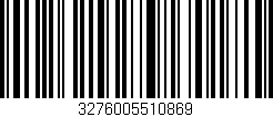 Código de barras (EAN, GTIN, SKU, ISBN): '3276005510869'