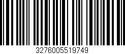 Código de barras (EAN, GTIN, SKU, ISBN): '3276005519749'