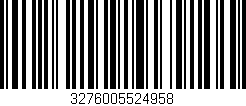 Código de barras (EAN, GTIN, SKU, ISBN): '3276005524958'