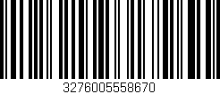 Código de barras (EAN, GTIN, SKU, ISBN): '3276005558670'