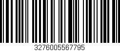 Código de barras (EAN, GTIN, SKU, ISBN): '3276005567795'