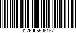 Código de barras (EAN, GTIN, SKU, ISBN): '3276005595187'