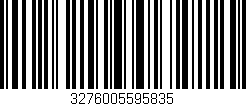 Código de barras (EAN, GTIN, SKU, ISBN): '3276005595835'
