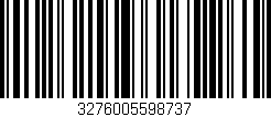 Código de barras (EAN, GTIN, SKU, ISBN): '3276005598737'