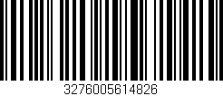 Código de barras (EAN, GTIN, SKU, ISBN): '3276005614826'