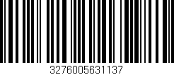 Código de barras (EAN, GTIN, SKU, ISBN): '3276005631137'