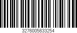 Código de barras (EAN, GTIN, SKU, ISBN): '3276005633254'