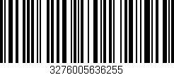 Código de barras (EAN, GTIN, SKU, ISBN): '3276005636255'