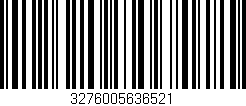 Código de barras (EAN, GTIN, SKU, ISBN): '3276005636521'