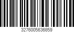 Código de barras (EAN, GTIN, SKU, ISBN): '3276005636859'