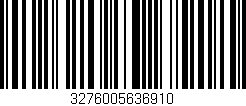 Código de barras (EAN, GTIN, SKU, ISBN): '3276005636910'