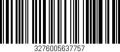 Código de barras (EAN, GTIN, SKU, ISBN): '3276005637757'