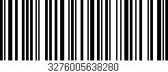 Código de barras (EAN, GTIN, SKU, ISBN): '3276005638280'