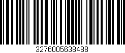 Código de barras (EAN, GTIN, SKU, ISBN): '3276005638488'
