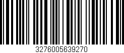 Código de barras (EAN, GTIN, SKU, ISBN): '3276005639270'