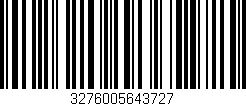 Código de barras (EAN, GTIN, SKU, ISBN): '3276005643727'