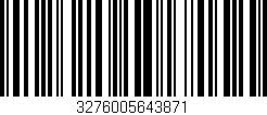 Código de barras (EAN, GTIN, SKU, ISBN): '3276005643871'
