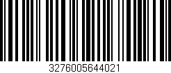 Código de barras (EAN, GTIN, SKU, ISBN): '3276005644021'