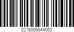 Código de barras (EAN, GTIN, SKU, ISBN): '3276005644052'