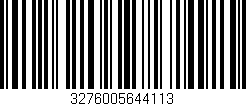 Código de barras (EAN, GTIN, SKU, ISBN): '3276005644113'