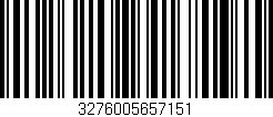 Código de barras (EAN, GTIN, SKU, ISBN): '3276005657151'