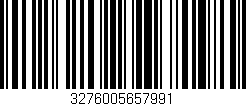 Código de barras (EAN, GTIN, SKU, ISBN): '3276005657991'