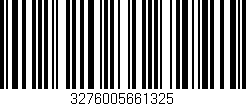 Código de barras (EAN, GTIN, SKU, ISBN): '3276005661325'