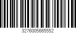 Código de barras (EAN, GTIN, SKU, ISBN): '3276005665552'