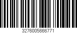 Código de barras (EAN, GTIN, SKU, ISBN): '3276005666771'